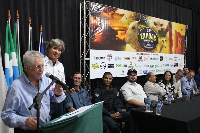 Com a presença e autoridades e representantes do agro, Sindicato Rural abre a 32ª Expoac em Caarapó