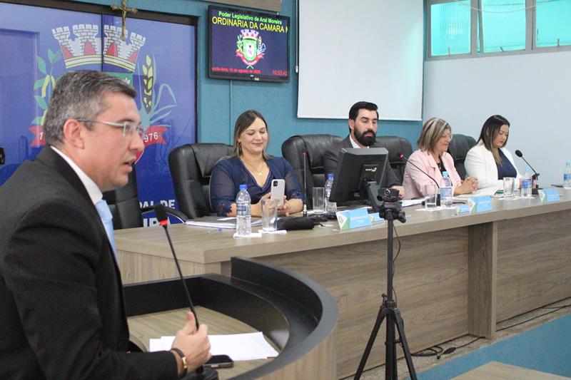 Câmara de Aral Moreira abre segundo semestre legislativo com sessões solene e de apresentação de matérias Câmara de Aral Moreira abre segundo semestre legislativo com sessões solene e de apresentação de matérias