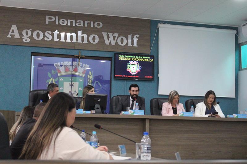 Câmara de Aral Moreira abre segundo semestre legislativo com sessões solene e de apresentação de matérias Câmara de Aral Moreira abre segundo semestre legislativo com sessões solene e de apresentação de matérias