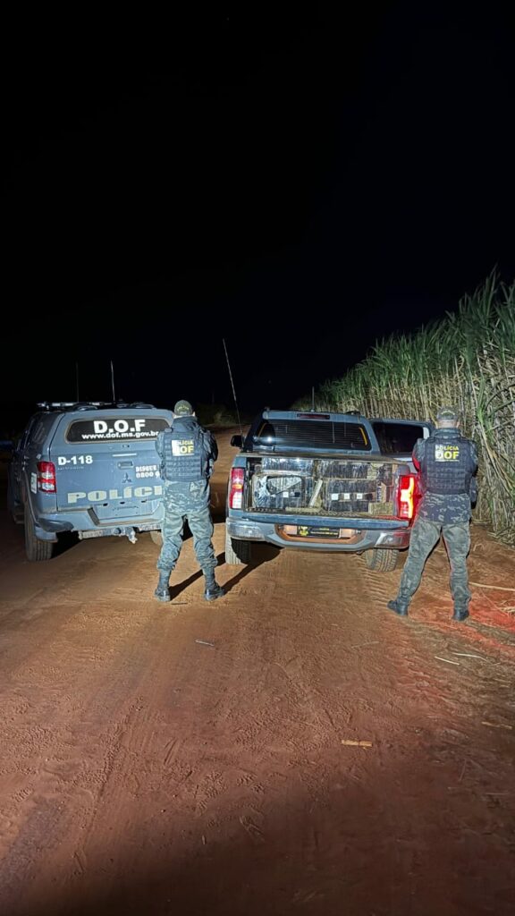 DOF apreende mais de 1,6 tonelada de drogas em Itaquiraí