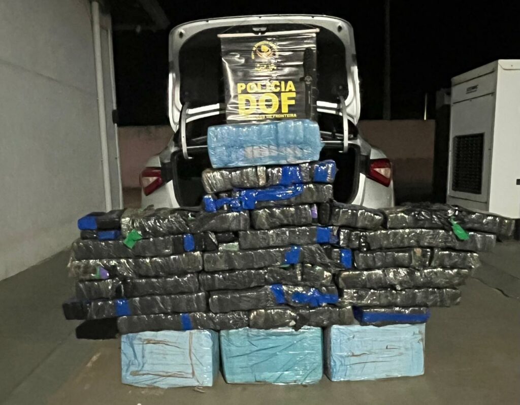 Naviraí: DOF apreende mais de 200 quilos de droga que seguiam para o Paraná