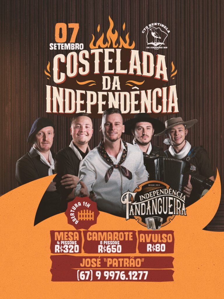 Costelada da Independência acontece neste domingo no CTG em Amambai