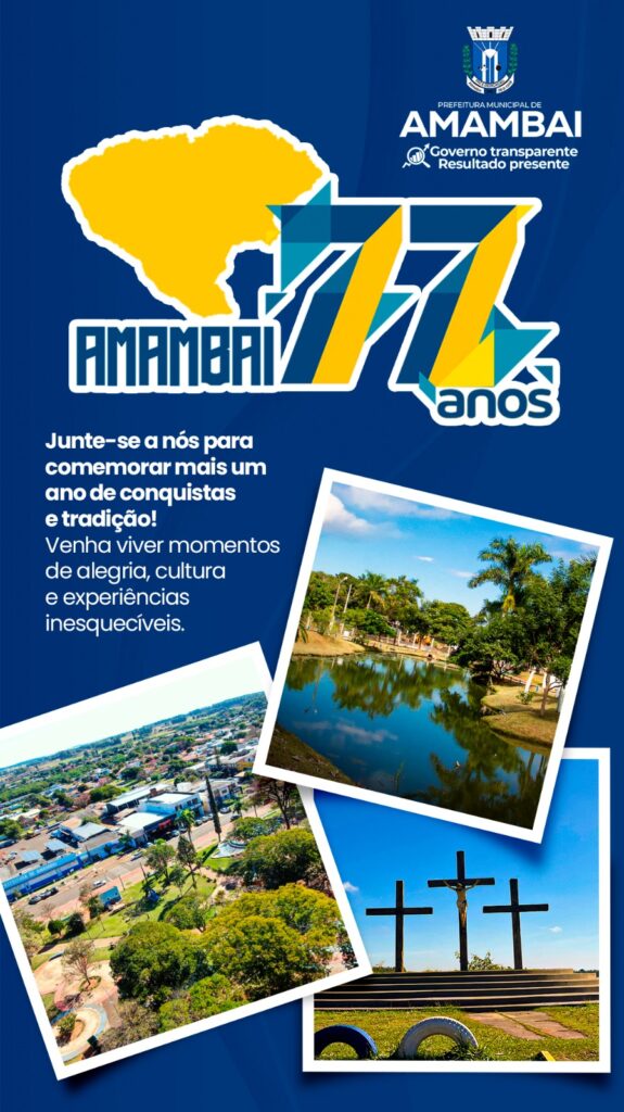 Em entrevista prefeito Sérgio Barbosa destaca programação alusiva ao 77º aniversário de Amambai