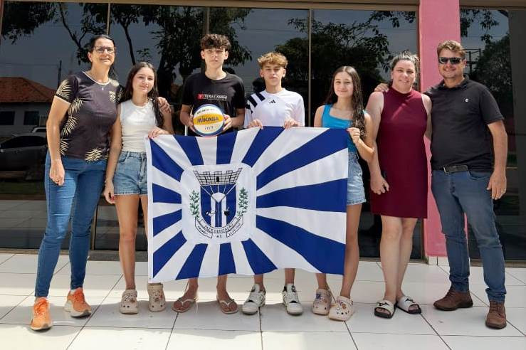 Vôlei de praia de Amambai participa de competição estadual em Rio Brilhante