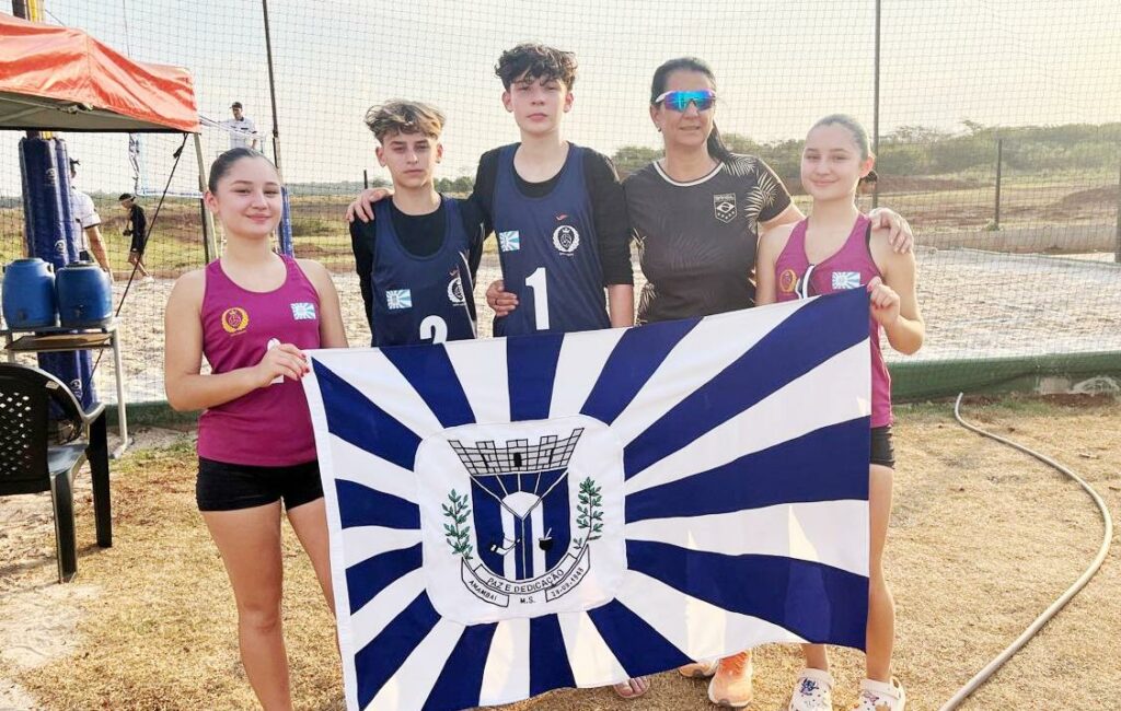 Dupla de Amambai é campeã estadual de vôlei de praia estudantil Dupla de Amambai é campeã estadual de vôlei de praia estudantil