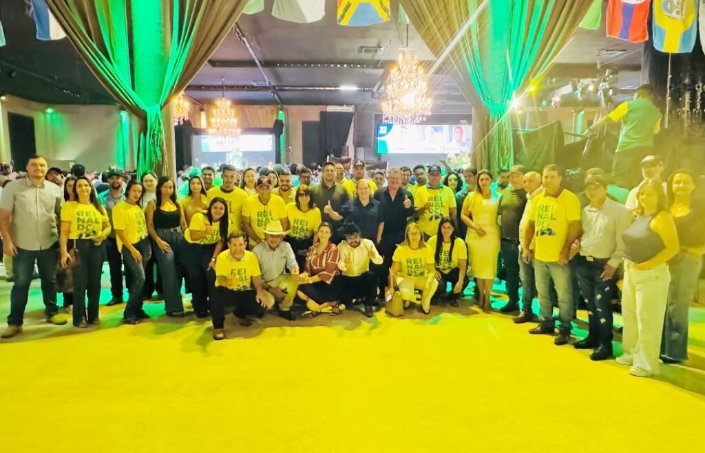 Prefeitos do Cone Sul prestigiam filiação de Reinaldo Azambuja ao PL de Jair Bolsonaro Prefeitos do Cone Sul prestigiam filiação de Reinaldo Azambuja ao PL de Jair Bolsonaro