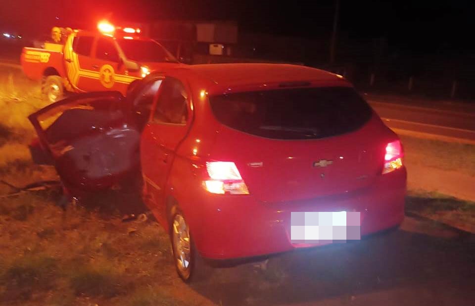 Corpo de Bombeiros socorre vítima de acidente ocorrido na madrugada em Amambai