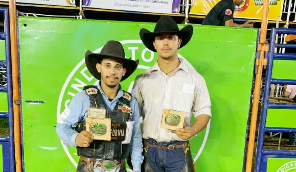 Peões de Amambai ficam em 3º e 4º lugar no rodeio em touros da 34ª Expobai