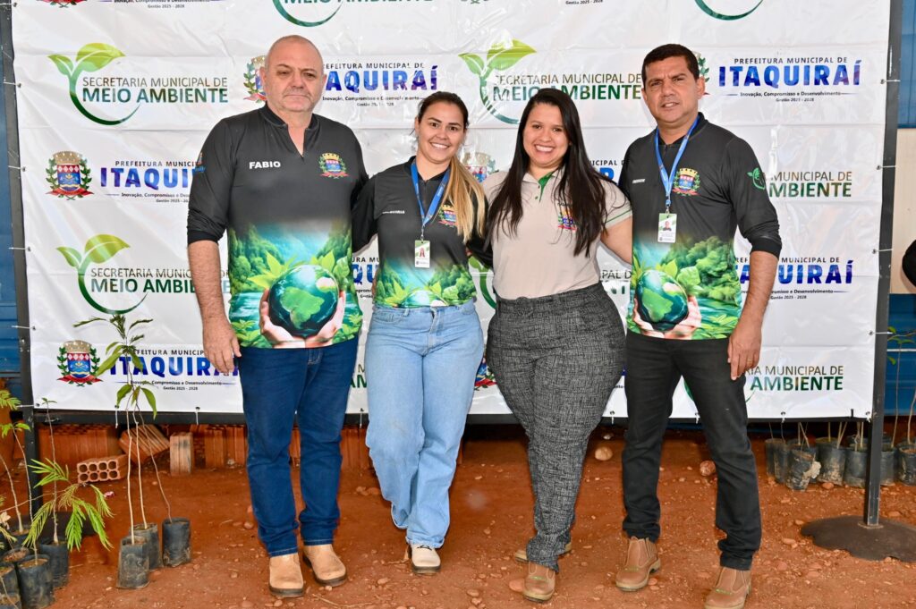 Prefeitura de Itaquiraí distribui mil mudas de árvores no Complexo Santo Antônio