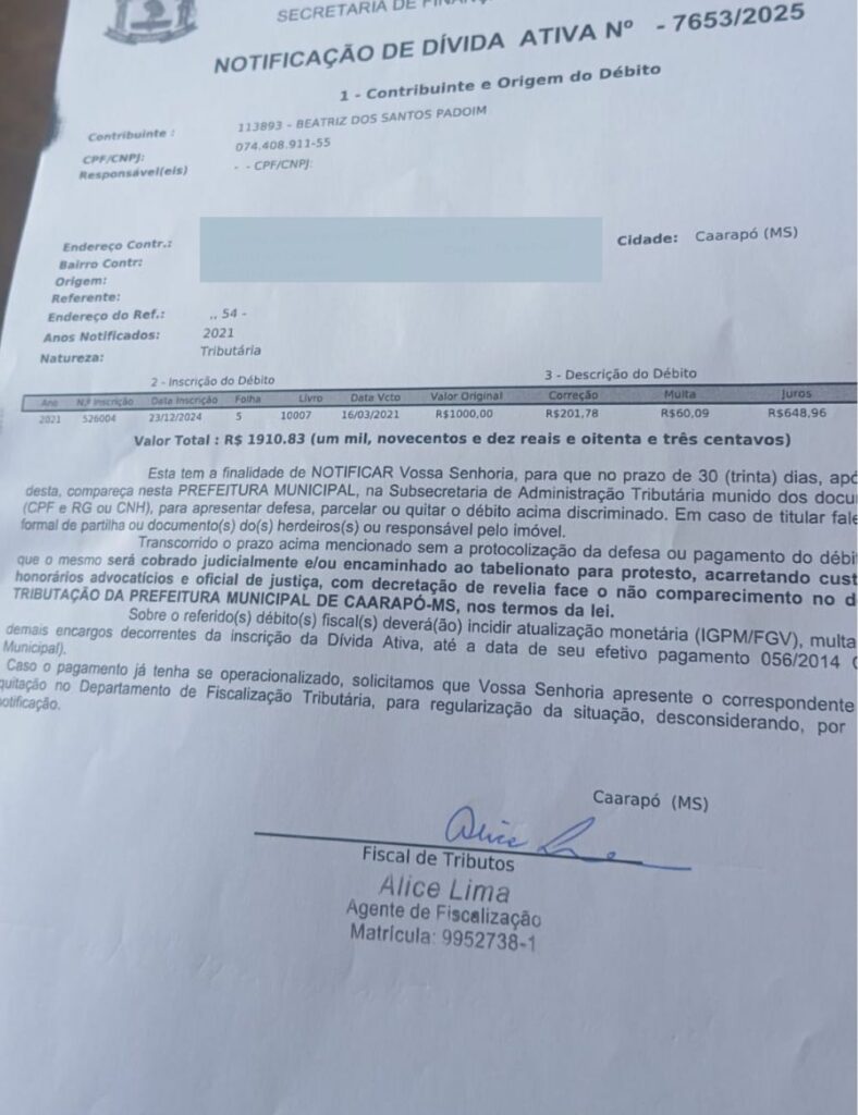 Vereador busca explicações sobre multas aplicadas na pandemia em Caarapó