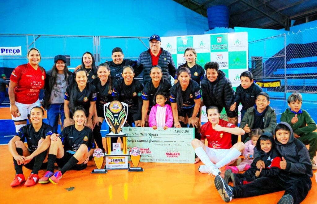 Em rodada marcada por homenagem e gesto de solidariedade Copa Cidade de Futsal define campeões de 2025 em Coronel Sapucaia