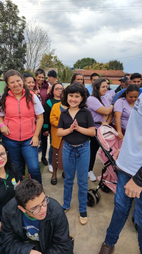 APAE de Paranhos participou da integração na Semana Nacional da Pessoa com Deficiência promovida pela APAE de Coronel Sapucaia