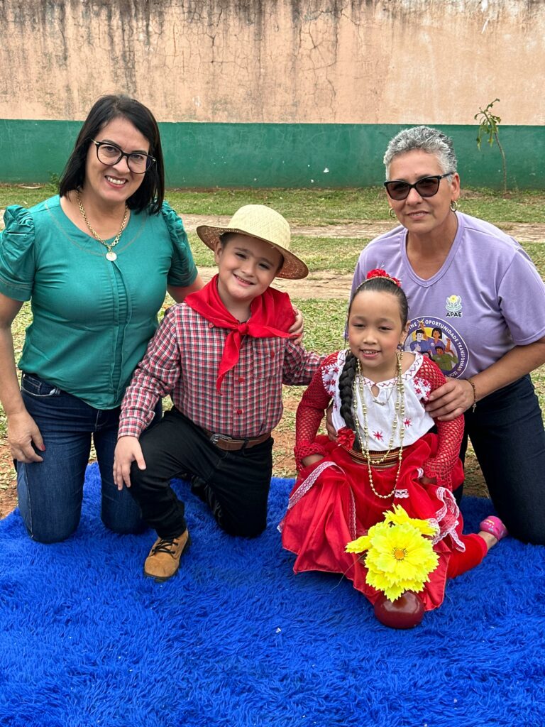 APAE de Paranhos participou da integração na Semana Nacional da Pessoa com Deficiência promovida pela APAE de Coronel Sapucaia