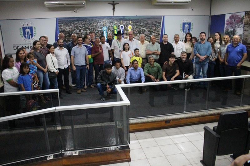 Vereadores Darci e Jota Roberto recepcionam deputados Rodolfo Nogueira e Zé Teixeira em Amambai