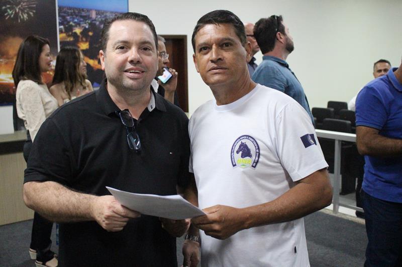 Vereadores Darci e Jota Roberto recepcionam deputados Rodolfo Nogueira e Zé Teixeira em Amambai