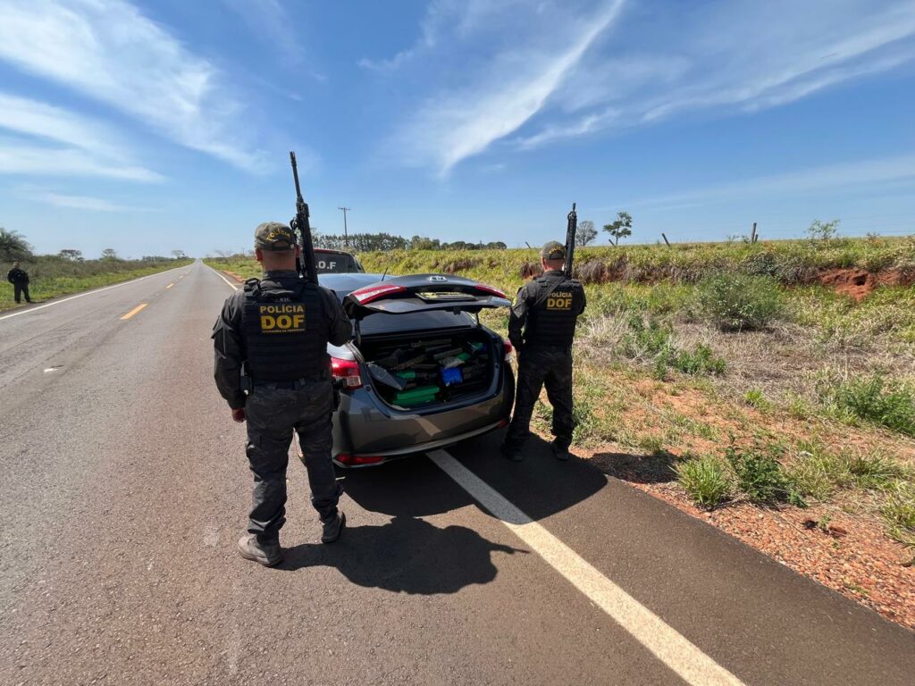 Iguatemi: DOF apreende mais de 450 quilos de drogas que seriam entregues no interior do Paraná