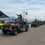 Desfile cívico-militar abre programação de aniversário de 77 anos de Amambai