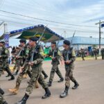 Desfile cívico-militar abre programação de aniversário de 77 anos de Amambai