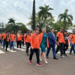 Desfile cívico-militar abre programação de aniversário de 77 anos de Amambai