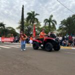 Desfile cívico-militar abre programação de aniversário de 77 anos de Amambai