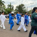 Desfile cívico-militar abre programação de aniversário de 77 anos de Amambai
