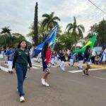 Desfile cívico-militar abre programação de aniversário de 77 anos de Amambai