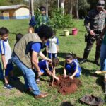 Secretaria de meio ambiente de Iguatemi promove atividade de educação ambiental com alunos da educação infantil