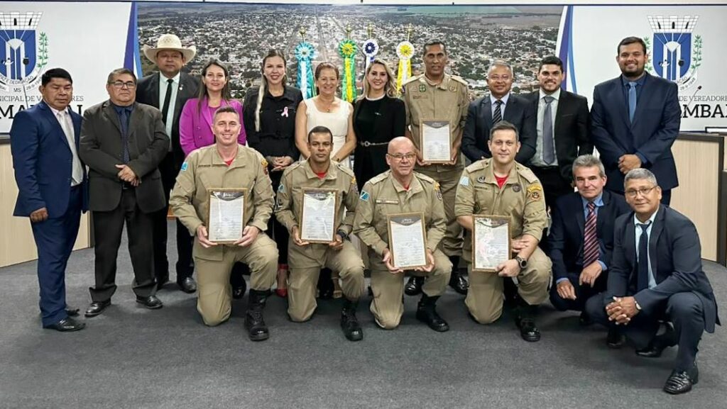 Por indicação de Suzana Ulisses, Câmara Municipal homenageia bombeiros por salvar vida de homem em Amambai Por indicação de Suzana Ulisses, Câmara Municipal homenageia bombeiros por salvar vida de homem em Amambai