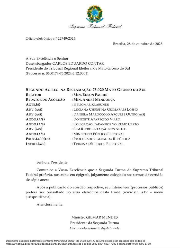 Heliomar Klabunde deverá tomar posse como prefeito de Paranhos nos próximos dias Heliomar Klabunde deverá tomar posse como prefeito de Paranhos nos próximos dias