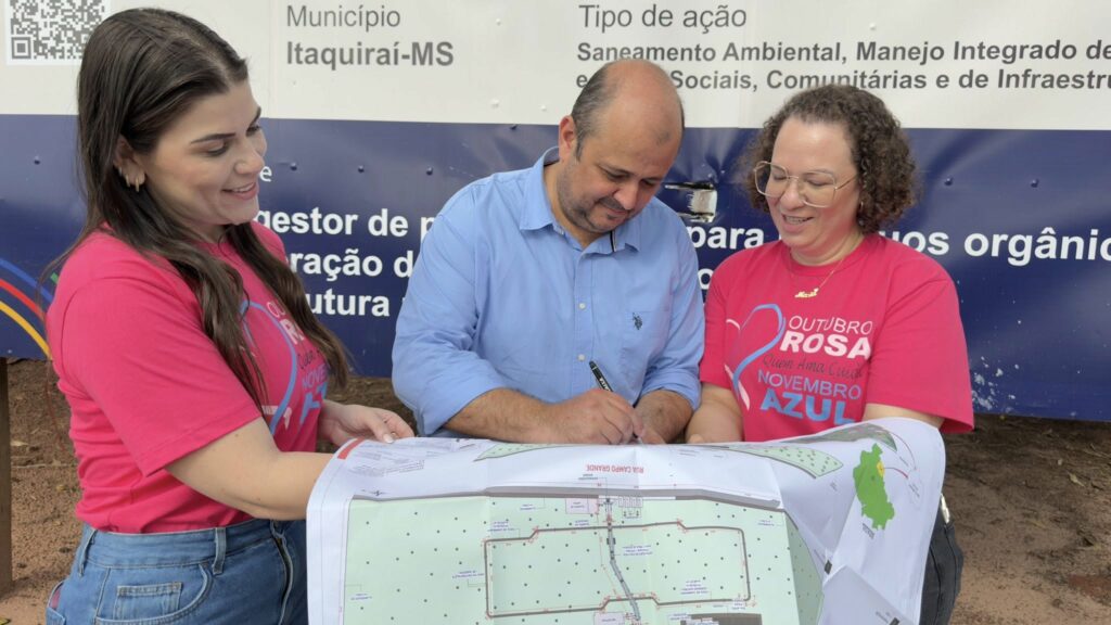 Itaquiraí: Prefeito Thalles Tomazelli assina ordem de serviço para reforma e revitalização do Bosque Municipal Itaquiraí: Prefeito Thalles Tomazelli assina ordem de serviço para reforma e revitalização do Bosque Municipal