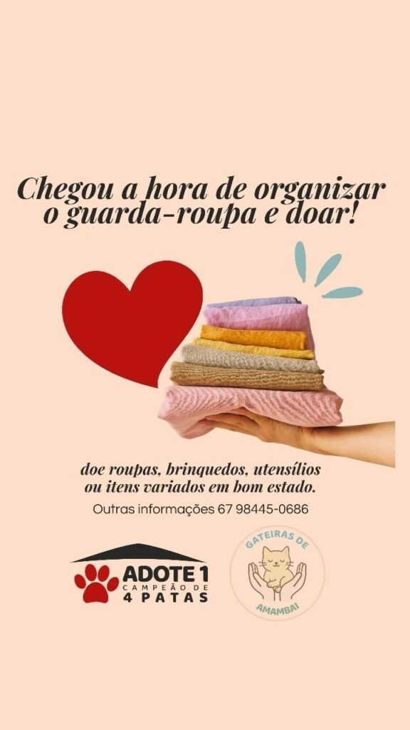 Bazar Solidário arrecada fundos para ajudar animais resgatados em Amambai