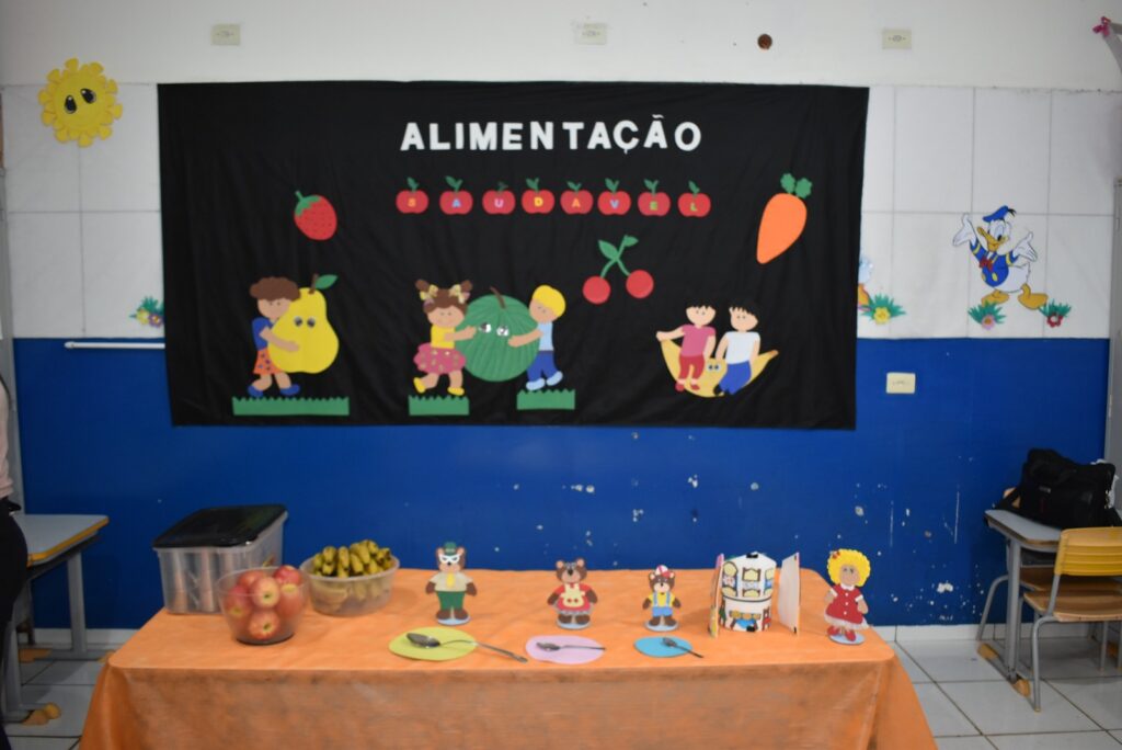 Iguatemi: Alunos da Escola de Educação Infantil Arco-Íris participam do projeto Alimentação Saudável Iguatemi: Alunos da Escola de Educação Infantil Arco-Íris participam do projeto Alimentação Saudável