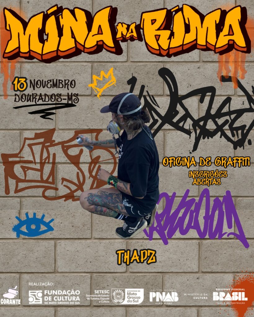 Dourados recebe 1º Festival Mina na Rima com premiação e oficinas gratuitas Dourados recebe 1º Festival Mina na Rima com premiação e oficinas gratuitas