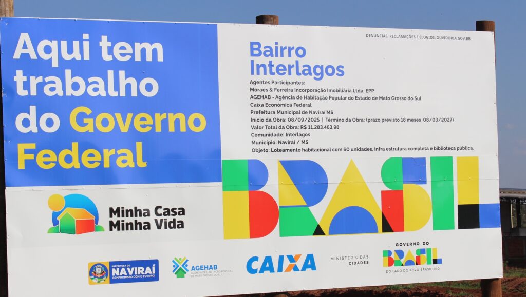Prefeito Rodrigo Sacuno destaca tríplice parceria que vai realizar o sonho da casa própria de 60 famílias em Naviraí Prefeito Rodrigo Sacuno destaca tríplice parceria que vai realizar o sonho da casa própria de 60 famílias em Naviraí