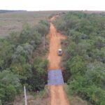Prefeitura de Iguatemi reforma ponte sobre o córrego Pirajuí, na popular estrada velha