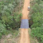 Prefeitura de Iguatemi reforma ponte sobre o córrego Pirajuí, na popular estrada velha
