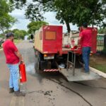 Prefeitura de Tacuru reforça segurança em prédios públicos com instalação de extintores e sinalização de emergência