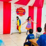 CEI Criança Feliz de Paranhos recebe apresentação da Turma da Alegria