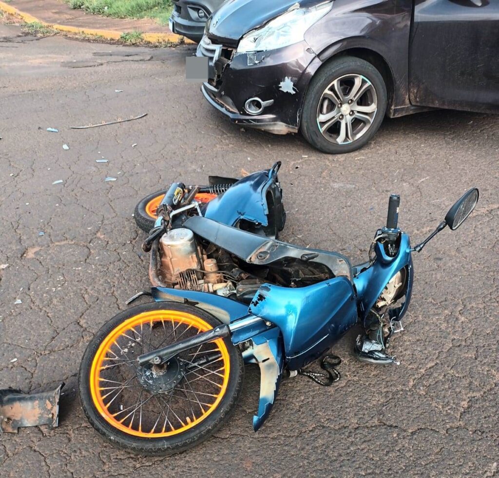 Bombeiros atendem vítimas de acidente de trânsito e de queda de cavalo em Amambai