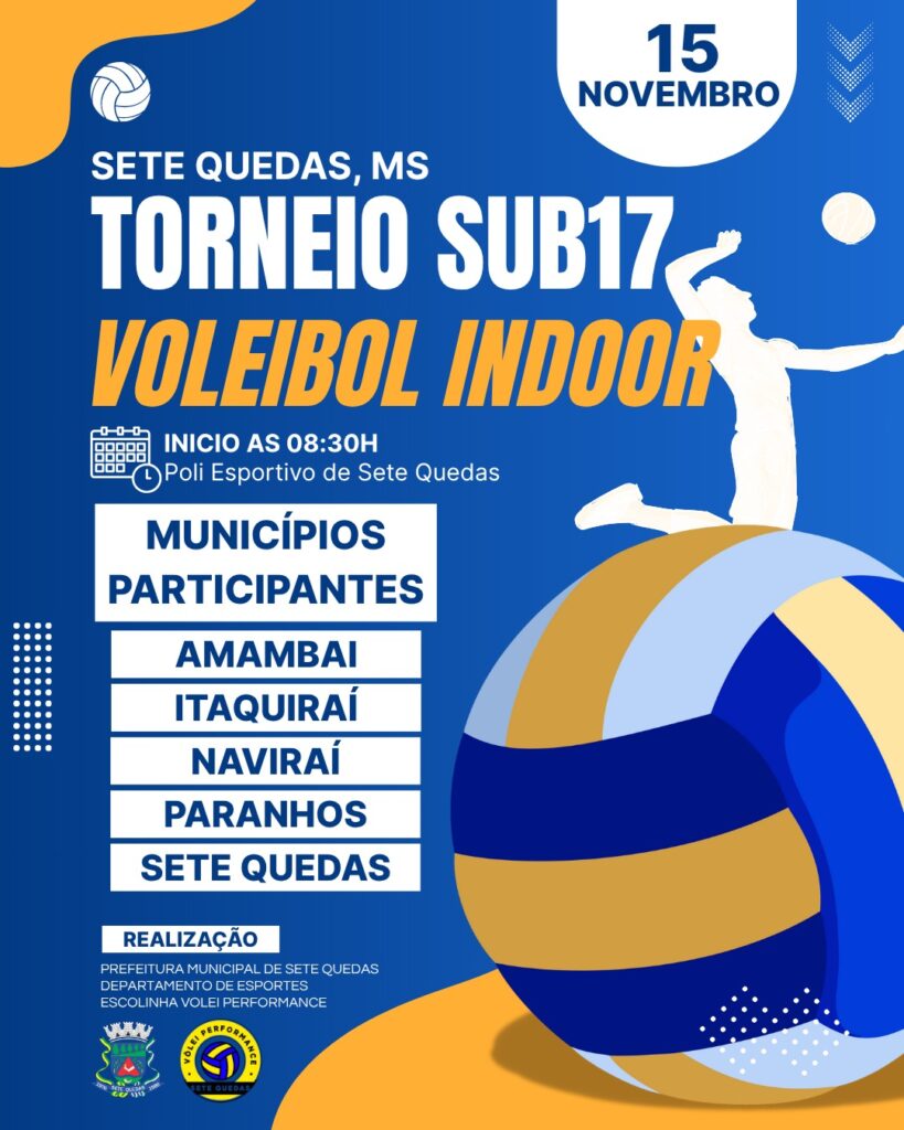 Regionais de vôlei sub-17 e futevôlei movimentam Sete Quedas neste final de semana