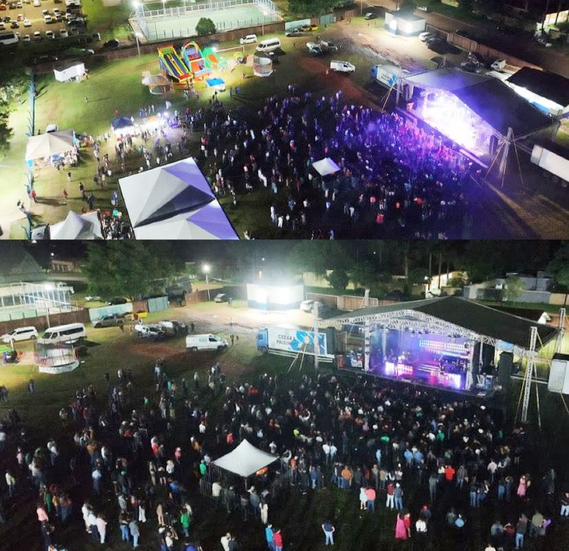 Show nacional com Cezar & Paulinho e várias atrações marcaram o aniversário de Paranhos