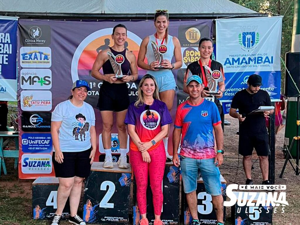 Apoiadora do evento Suzana Ulisses destaca o sucesso da 1ª Corrida Rota Crepúsculo em Amambai