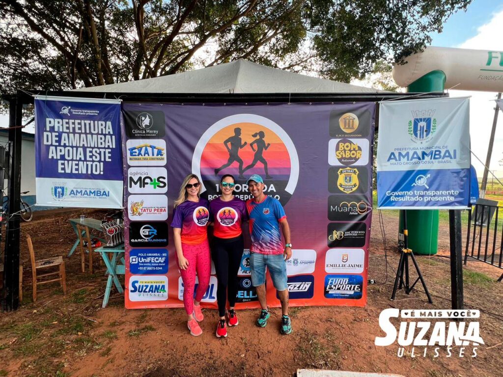 Apoiadora do evento Suzana Ulisses destaca o sucesso da 1ª Corrida Rota Crepúsculo em Amambai