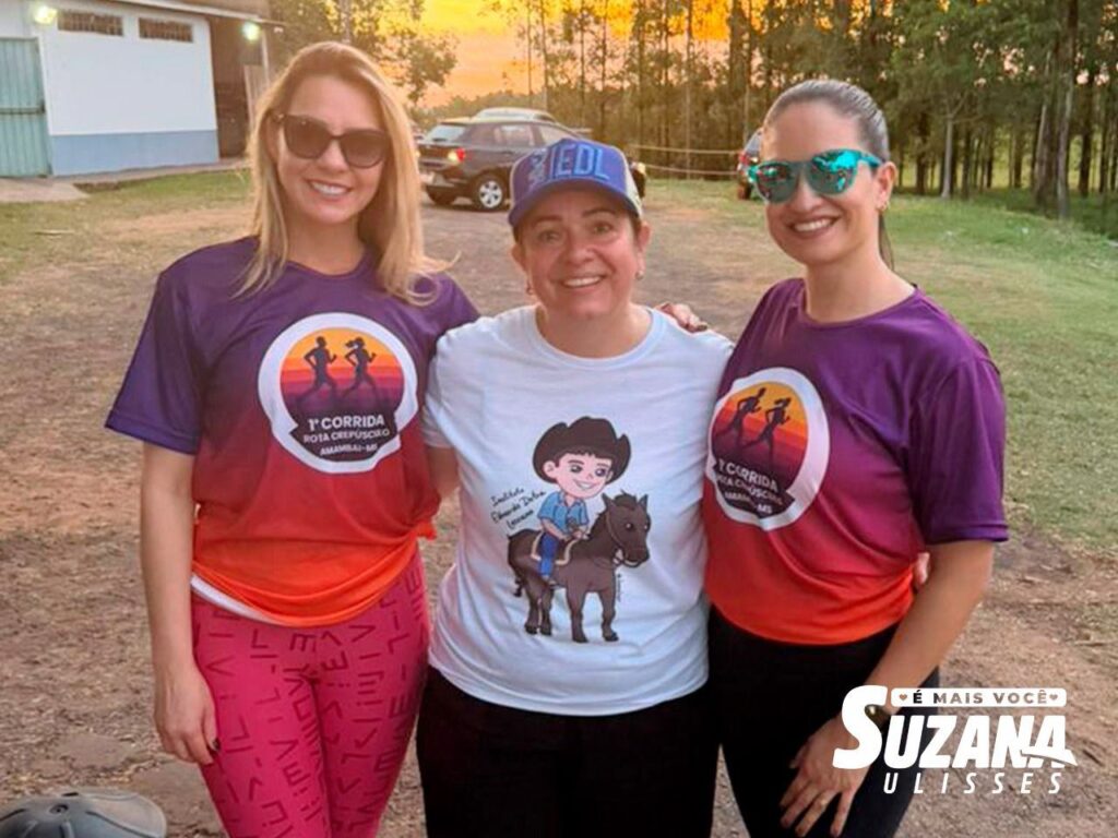 Apoiadora do evento Suzana Ulisses destaca o sucesso da 1ª Corrida Rota Crepúsculo em Amambai