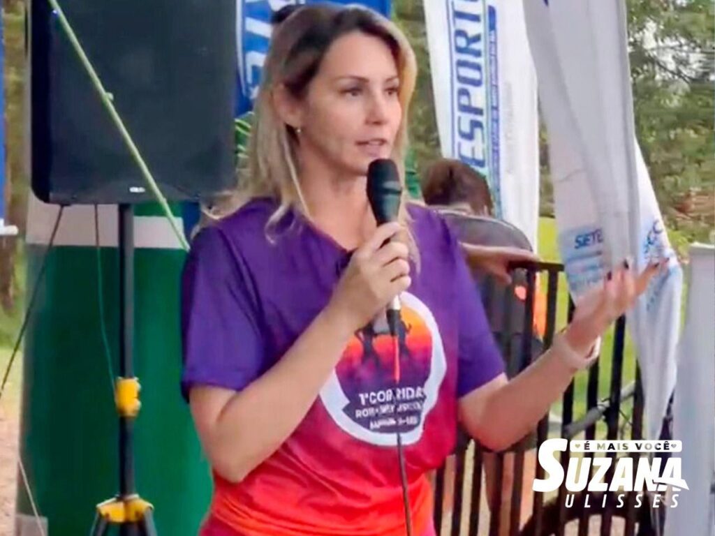 Apoiadora do evento Suzana Ulisses destaca o sucesso da 1ª Corrida Rota Crepúsculo em Amambai