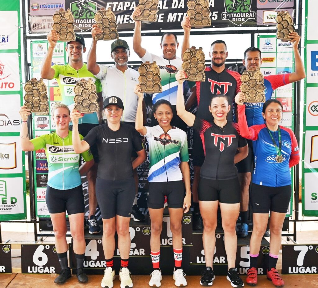 Ciclismo de Amambai conquistou três títulos de campeão e vários pódios na Copa Conesul de MTB 2025