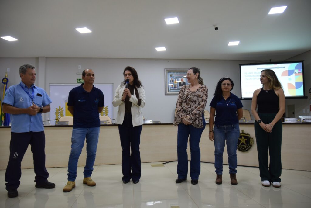 Palestra tratou do plano de saneamento básico no município de Iguatemi