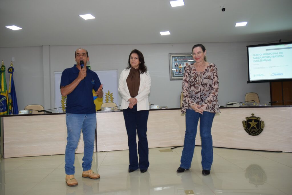 Palestra tratou do plano de saneamento básico no município de Iguatemi