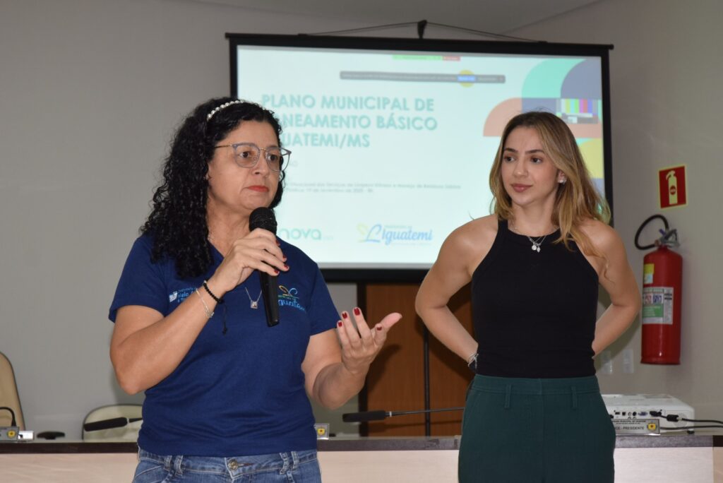 Palestra tratou do plano de saneamento básico no município de Iguatemi