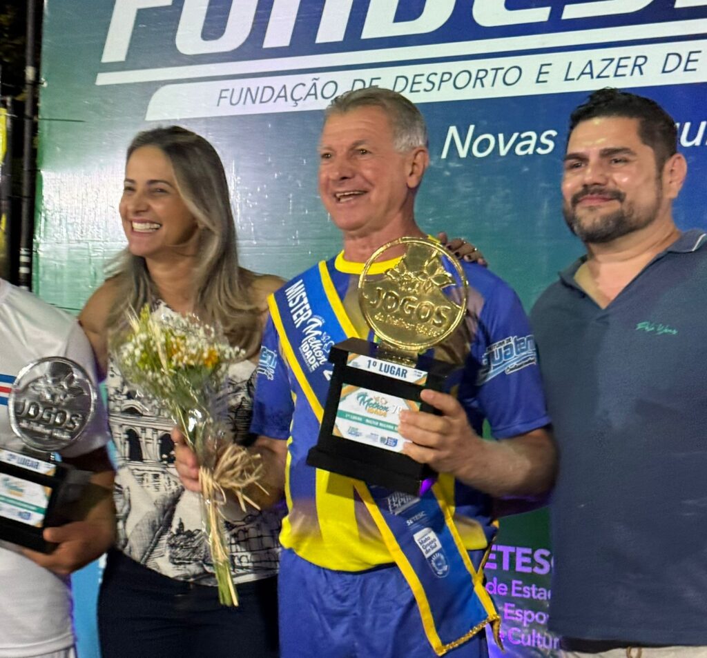 Iguatemiense conquista o 1º lugar no concurso de Mister 70+ nos Jogos da Melhor Idade de Mato Grosso do Sul